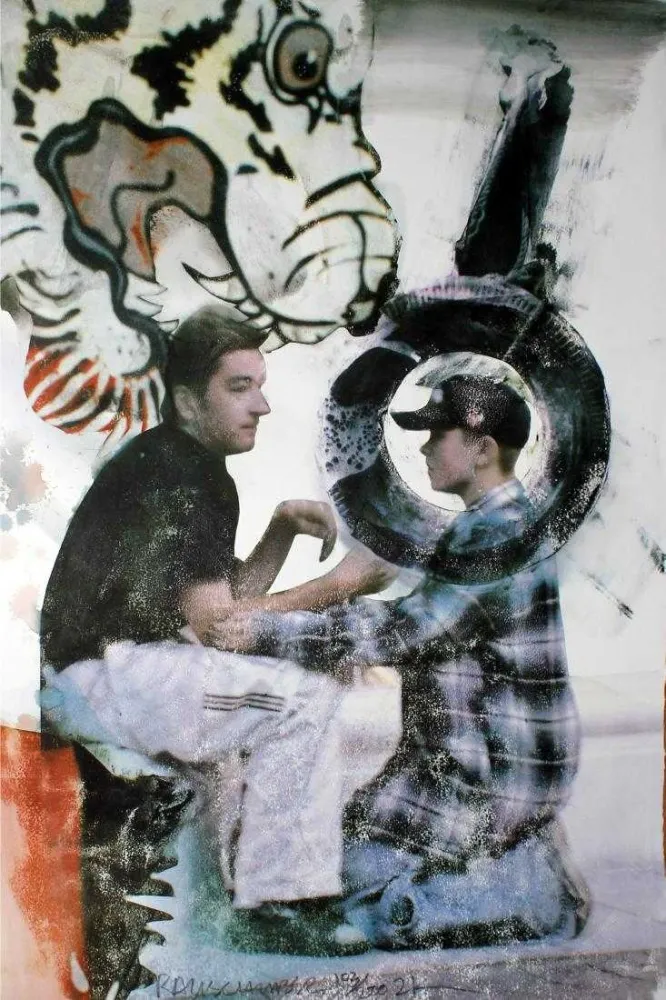 Lithografie Rauschenberg - One lioner