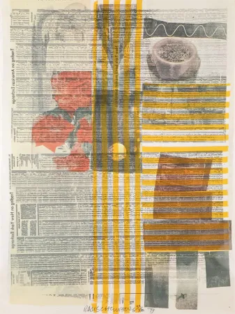 Zeefdruk Rauschenberg - One More and We Will Be More than Halfway There