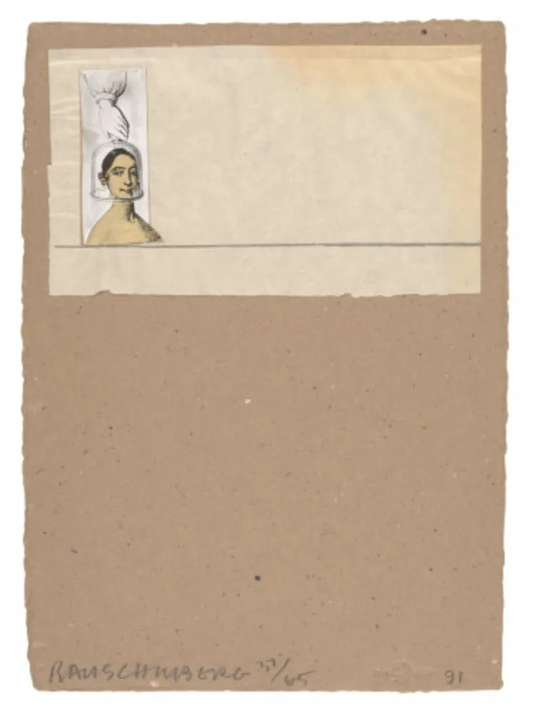 Multiple Rauschenberg - Plate III, from Shirtboards Morocco, Italy '52 Portfolio