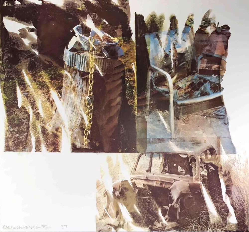 Zeefdruk Rauschenberg - Relic (Speculations)
