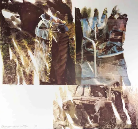 Zeefdruk Rauschenberg - Relic (Speculations)