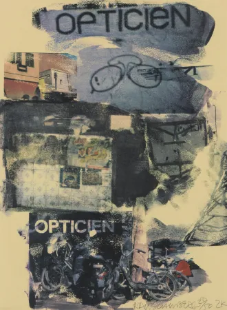 Zeefdruk Rauschenberg - Site