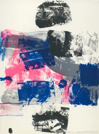 Lithografie Rauschenberg - Still from the series Reels (B + C)