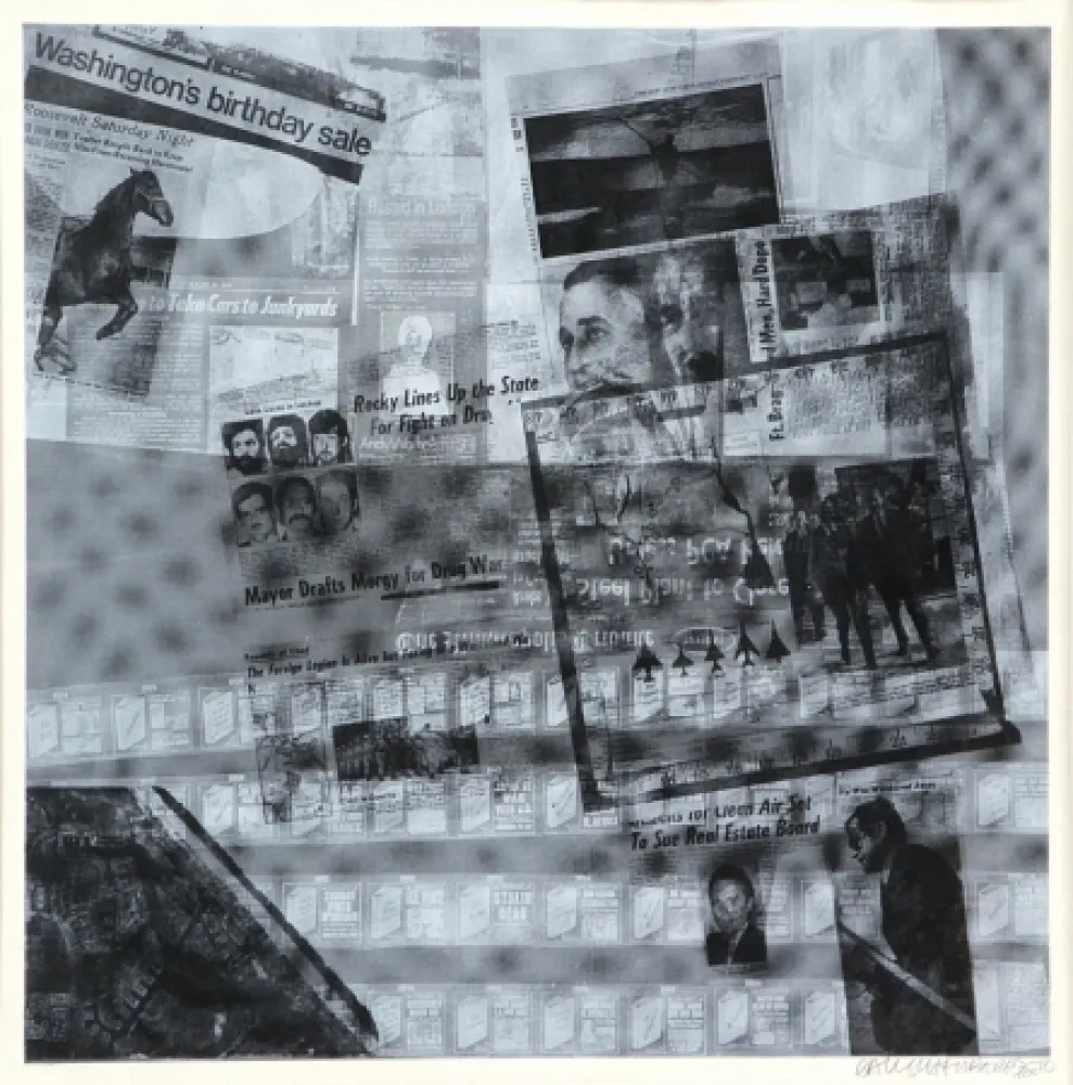 Zeefdruk Rauschenberg - Surface series