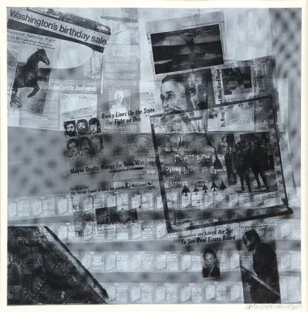 Zeefdruk Rauschenberg - Surface series