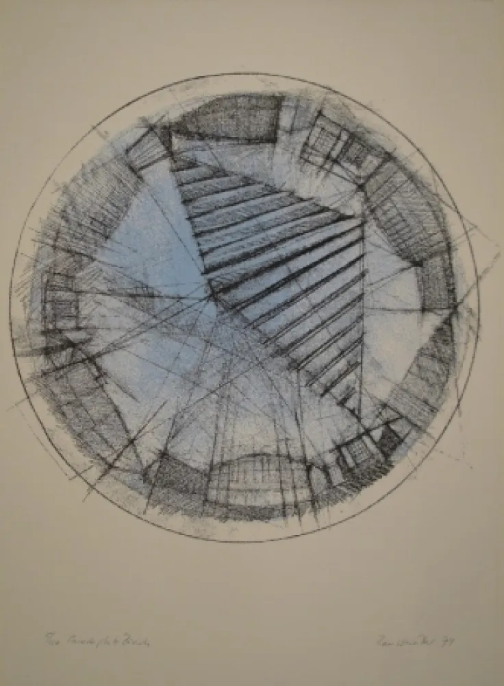 Lithografie Raussmüller - Paradeplatz Zürich