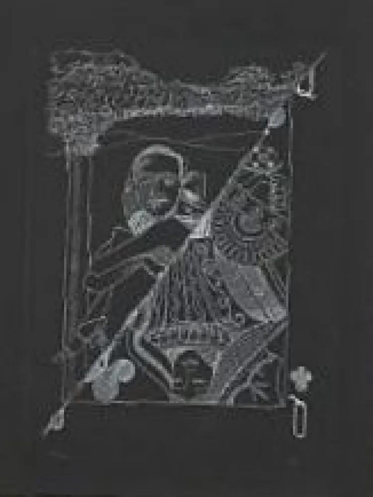 Aquatint Ray - Dame de Trefle II