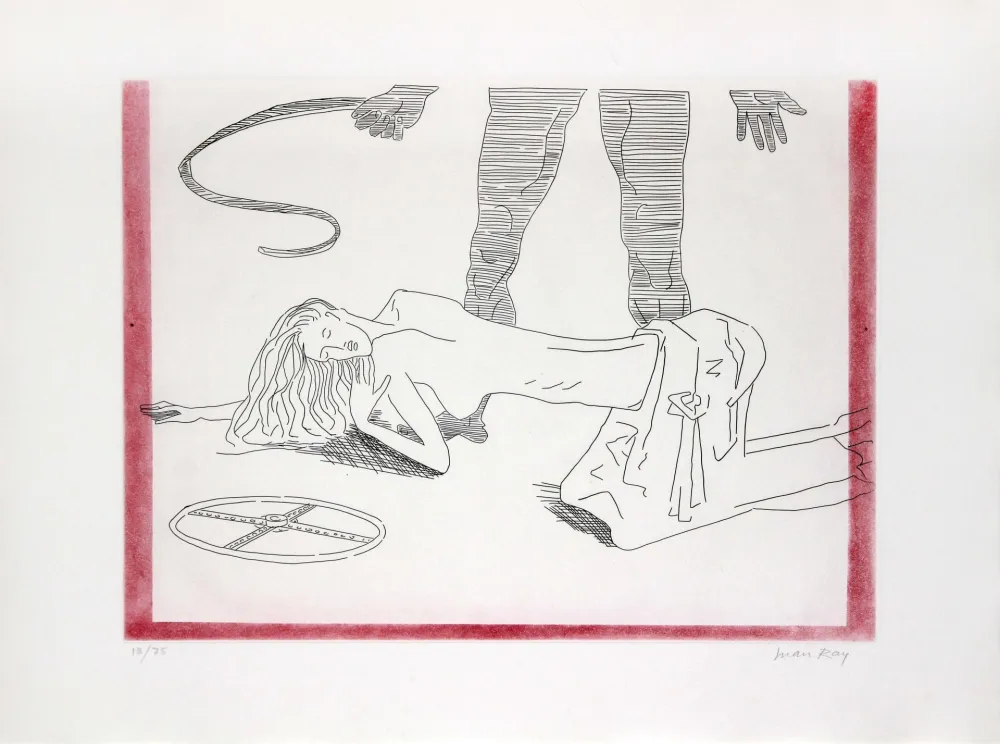 Lithografie Ray - Donna