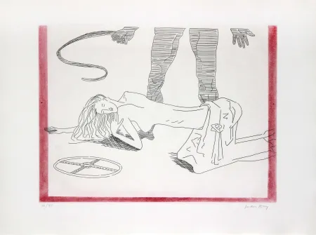 Lithografie Ray - Donna