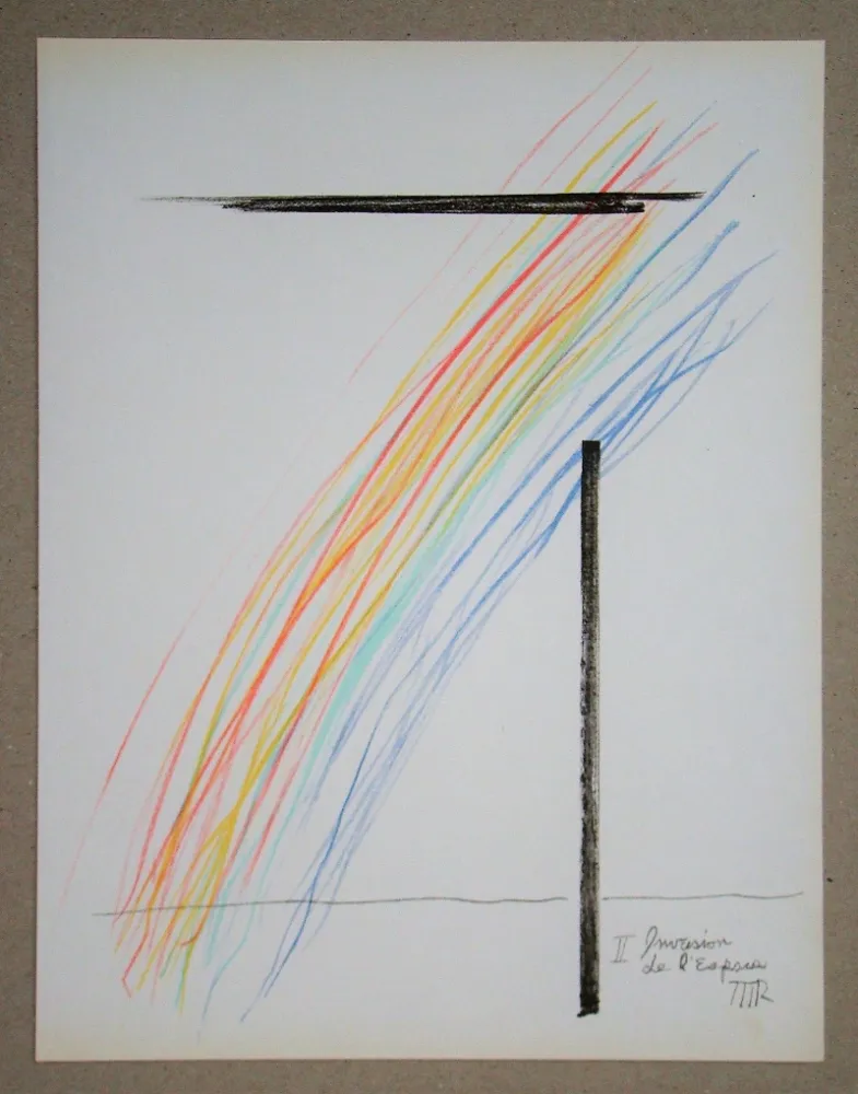 Lithografie Ray - Invasion de l'espace