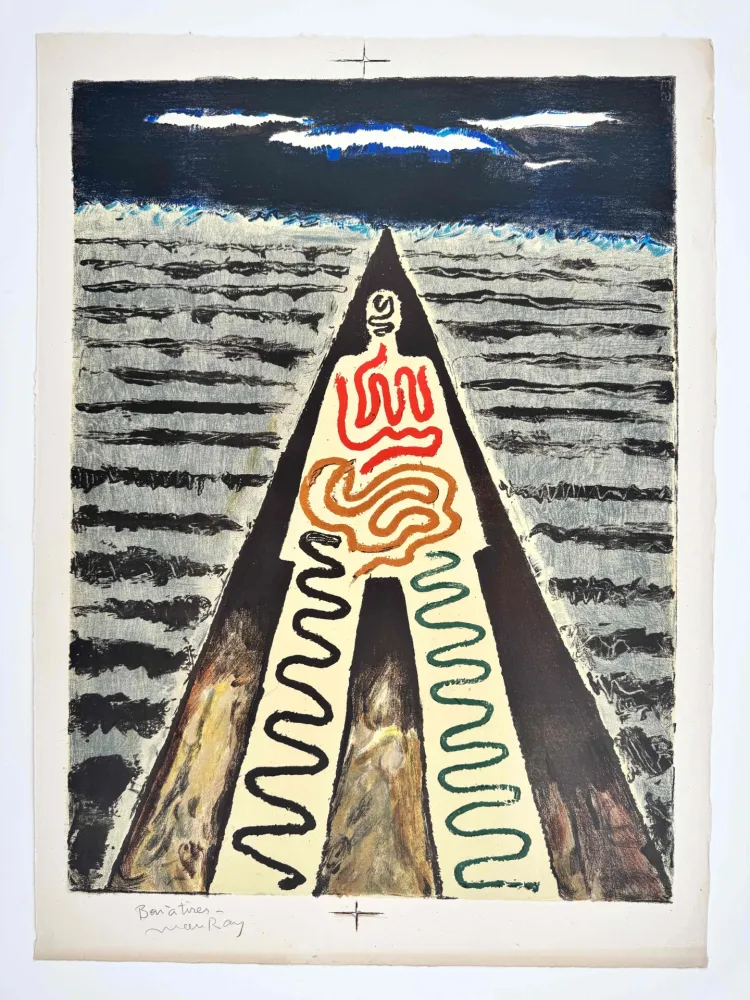 Lithografie Ray -  La nuit de Saint Jean de Luz 