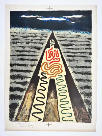 Lithografie Ray -  La nuit de Saint Jean de Luz 