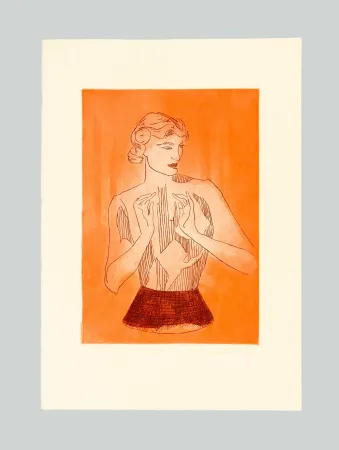 Ets En Aquatint Ray - Le mannequin