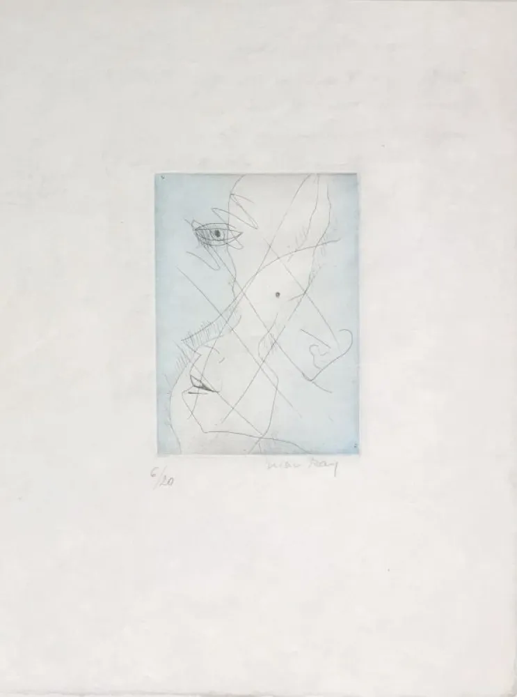 Ets En Aquatint Ray - Les Chambres, poèmes du temps qui ne passe pas 