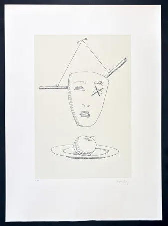 Lithografie Ray - Man Ray (1890–1976) - Maschere - Lithograph on paper