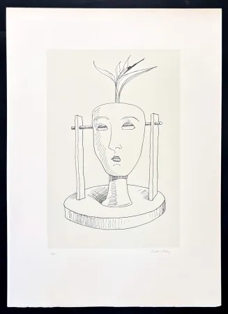 Lithografie Ray - Man Ray (1890–1976) - Maschere - Lithograph on paper