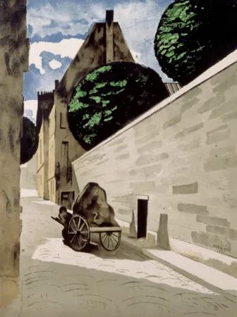 Lithografie Ray - Man Ray (1890–1976) - Rue Férou - Color lithograph on paper - 1974