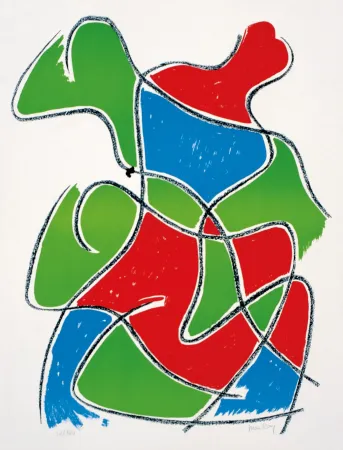 Lithografie Ray - Man Ray (1890–1976) - Tre figure - Color lithograph on paper - 1968