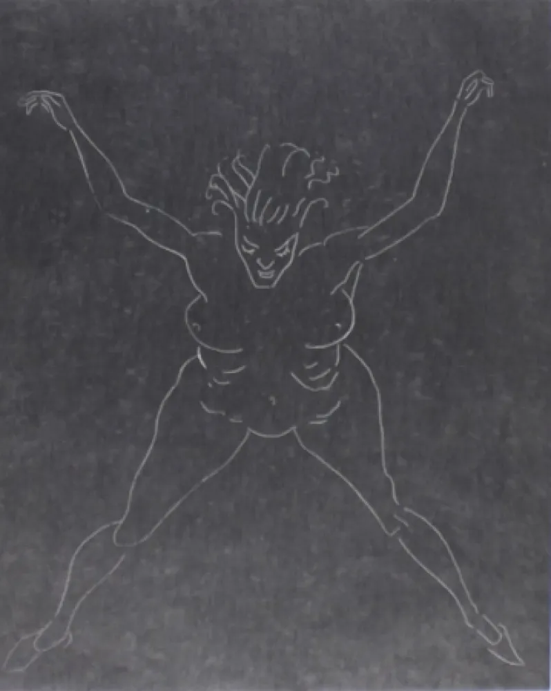 Ets En Aquatint Ray - Marguerite