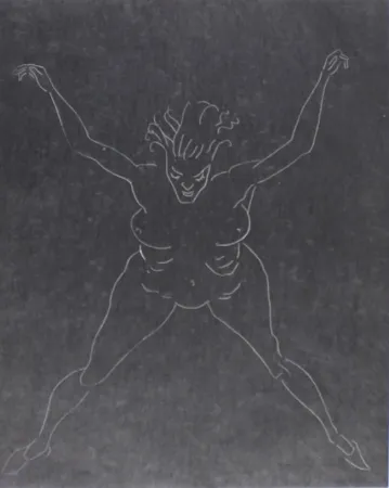 Ets En Aquatint Ray - Marguerite