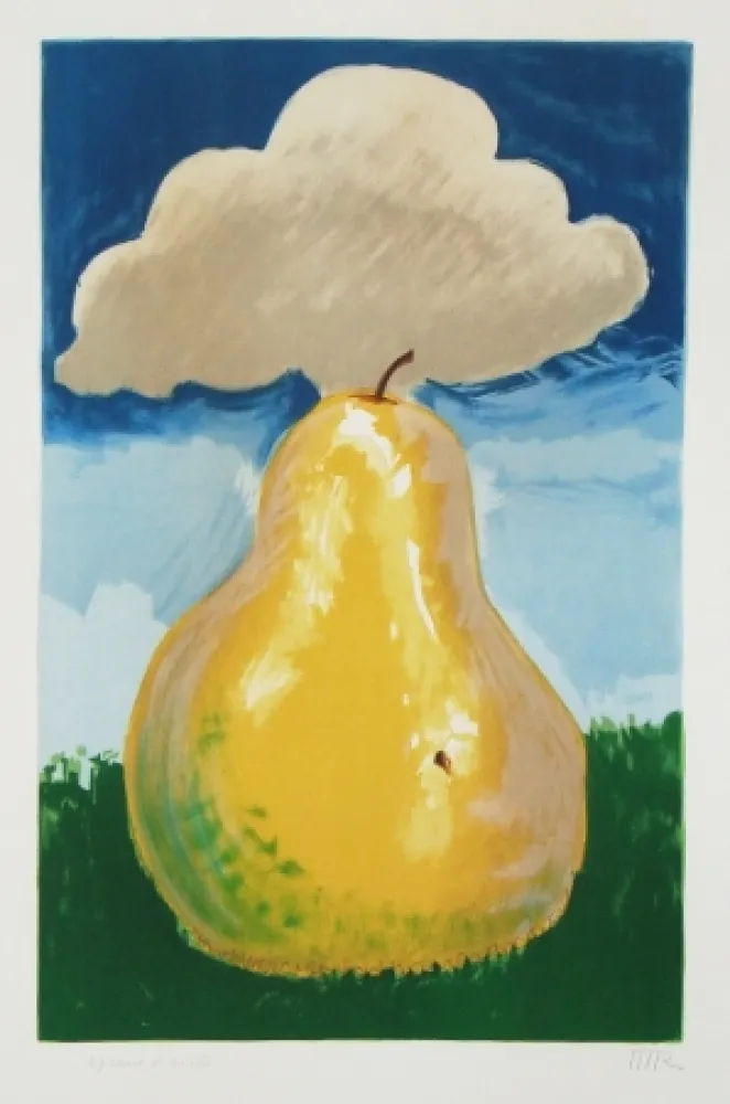 Lithografie Ray - Poire d'Erik Satie