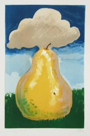 Lithografie Ray - Poire d'Erik Satie