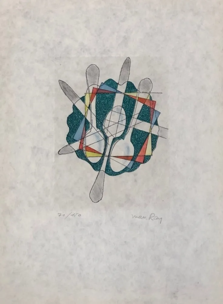 Ets En Aquatint Ray - Seria Electro Magie II