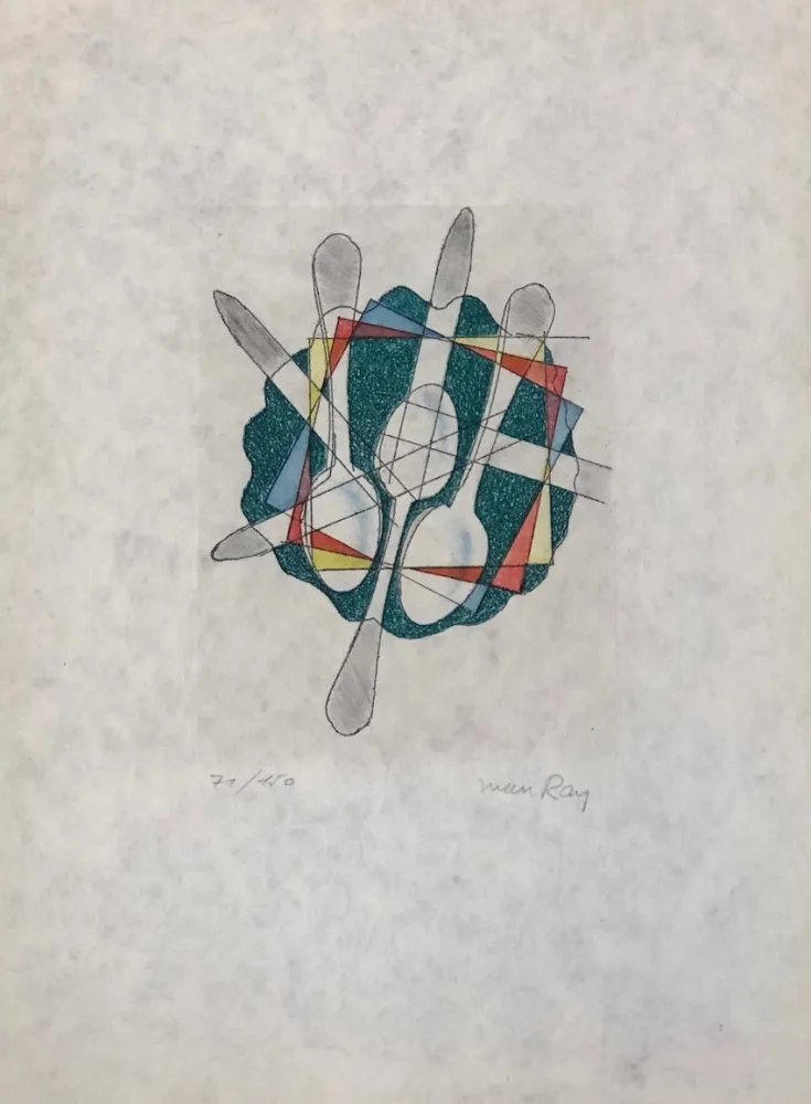 Ets En Aquatint Ray - Serie Electro Magie