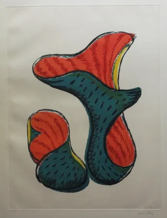 Ets En Aquatint Ray - Transfiguration d'un cactus