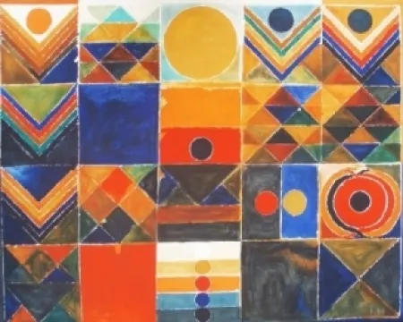 Lithografie Raza - Composition