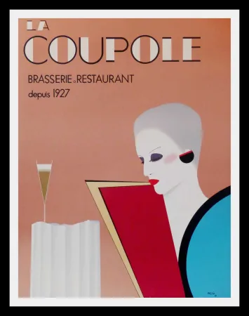 Poster Razzia - LA COUPOLE BRASSERIE RESTAURANT DEPUIS 1927