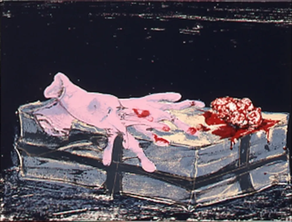 Lithografie Rebeyrolle - Manipulation