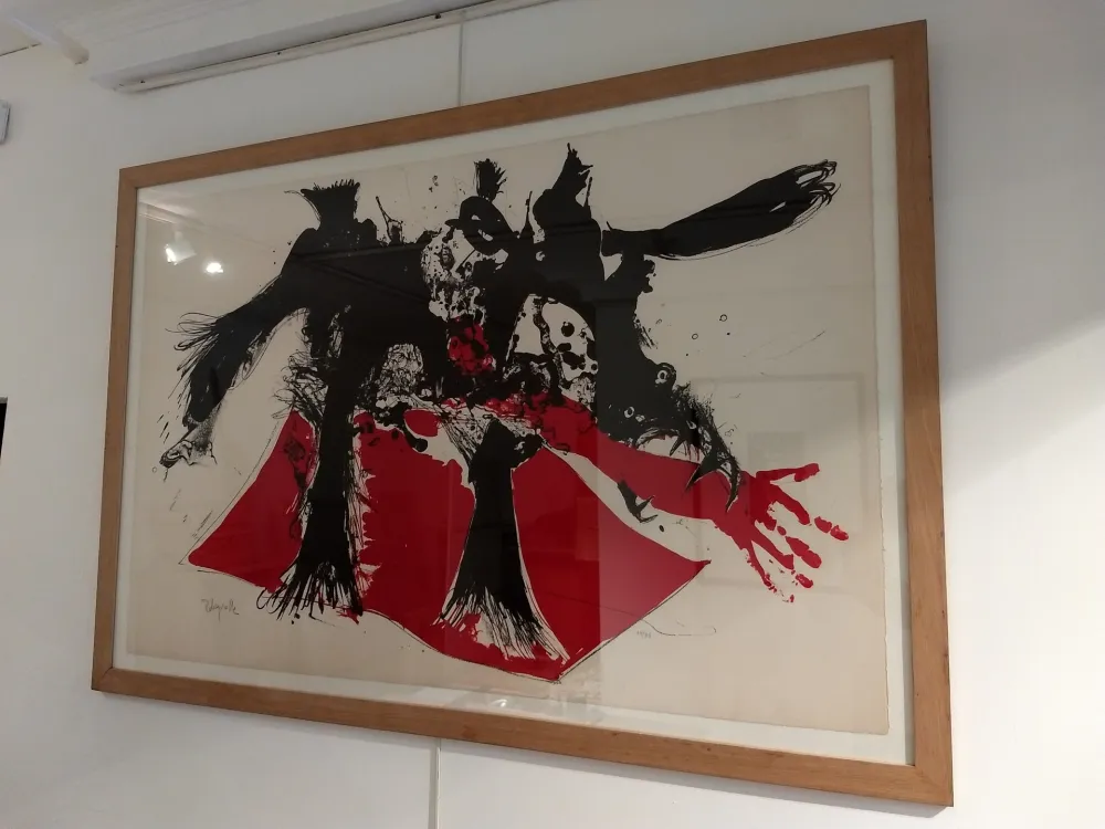 Lithografie Rebeyrolle - Monstre