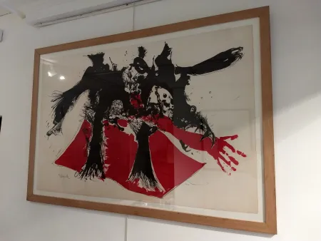 Lithografie Rebeyrolle - Monstre