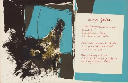 Lithografie Rebeyrolle - Placard Dupin