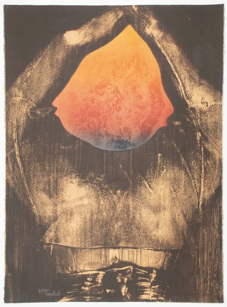 Lithografie Recalcati - Sans titre, vers 1970.