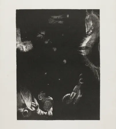 Lithografie Redon - Des peuples divers habitent les pays de l'océan