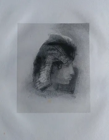 Lithografie Redon - Mes baisers...