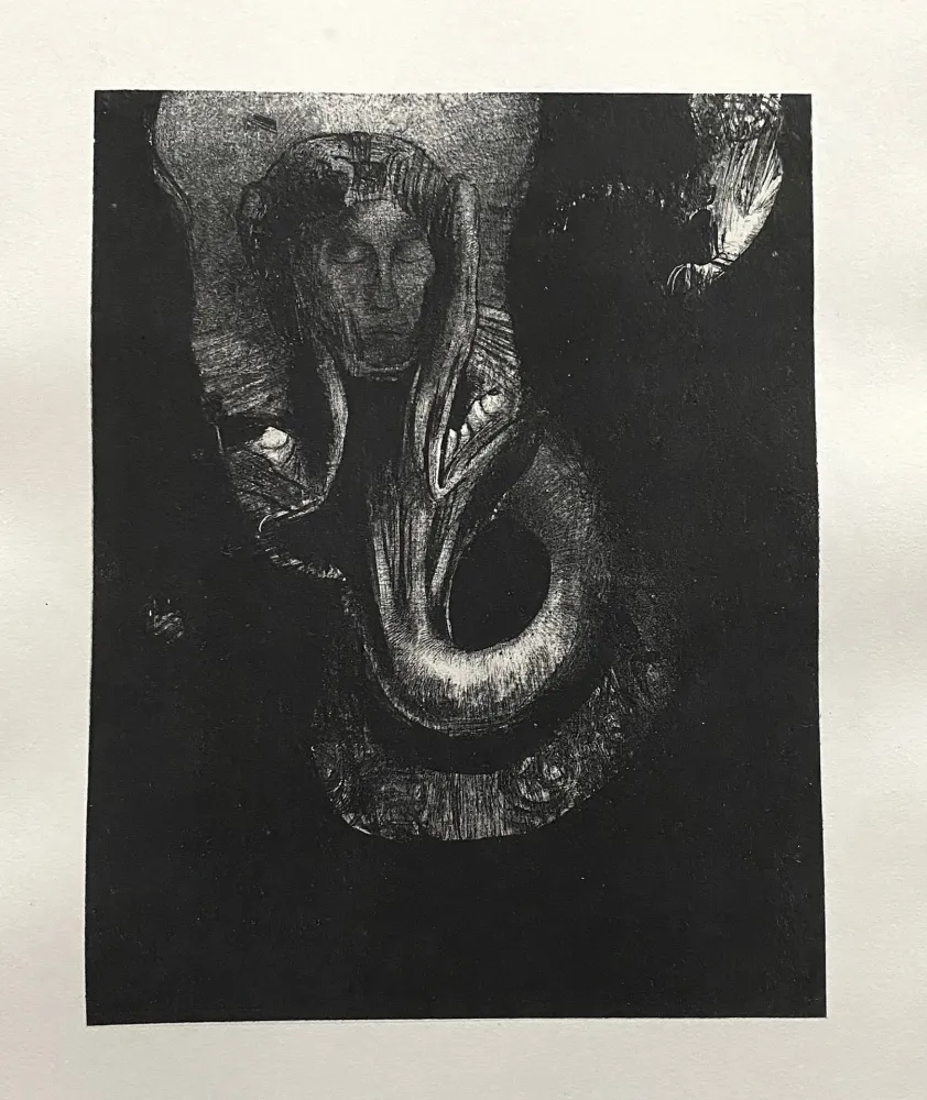 Lithografie Redon - Oannès : moi, la première conscience du chaos...