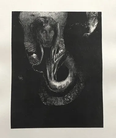 Lithografie Redon - Oannès : moi, la première conscience du chaos...