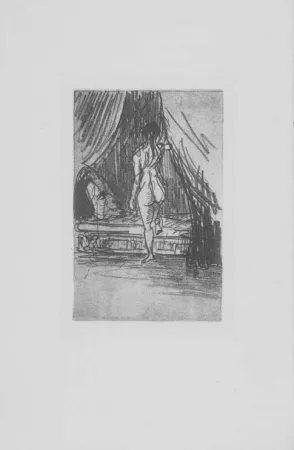 Gravure Redon - Volupté, fantome elastique