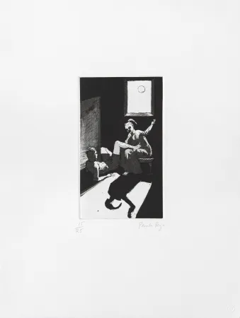 Gravure Rego - Sewing on the Shadow I
