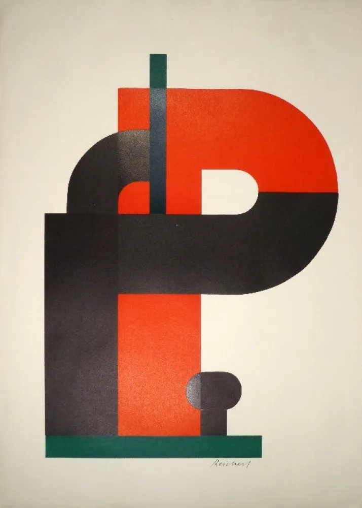 Houtsnede Reichert - Untitled