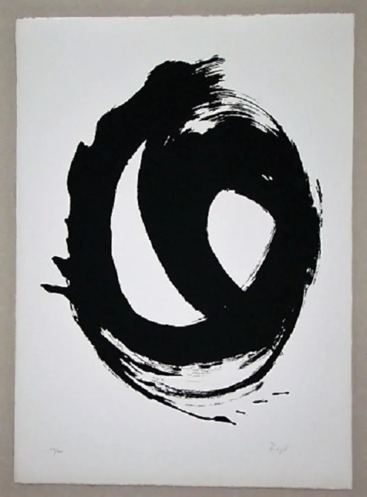 Lithografie Reigl - Informelle Komposition