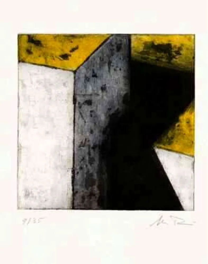 Ets Rein - Ohne Titel (weiß, blau, gelb, schwarz)   