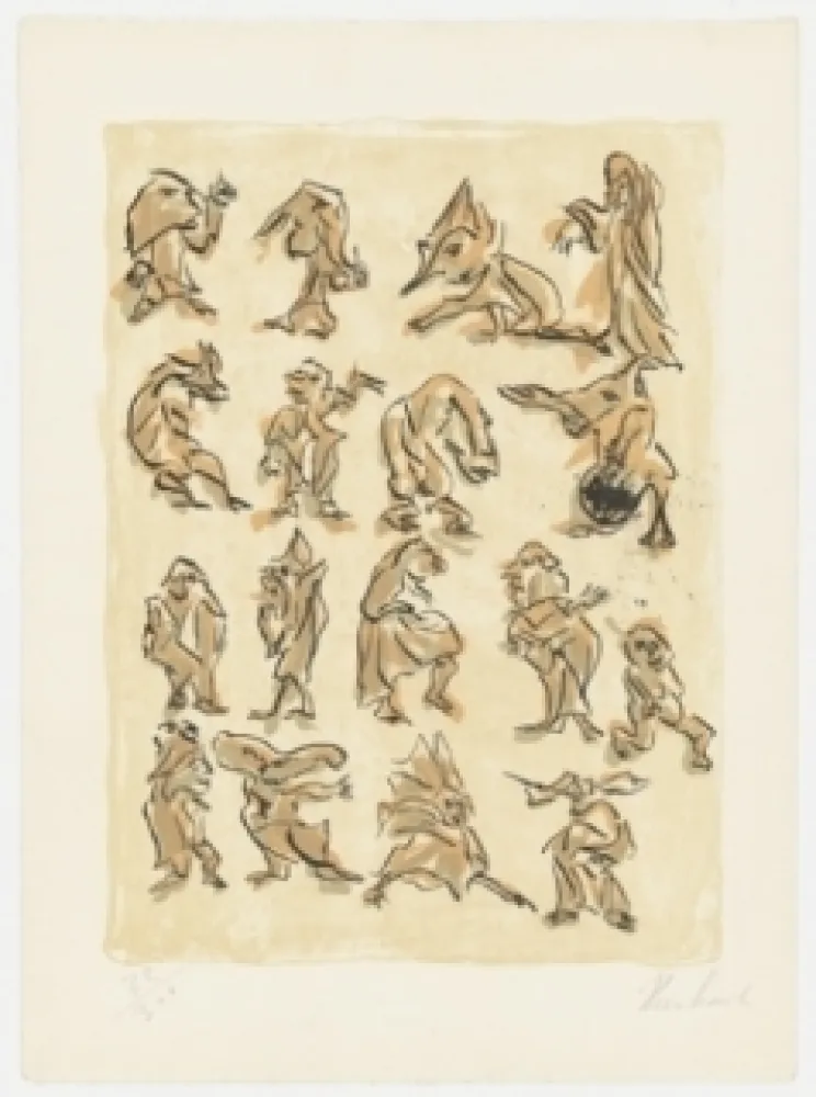 Lithografie Reinhoud - 17 pour