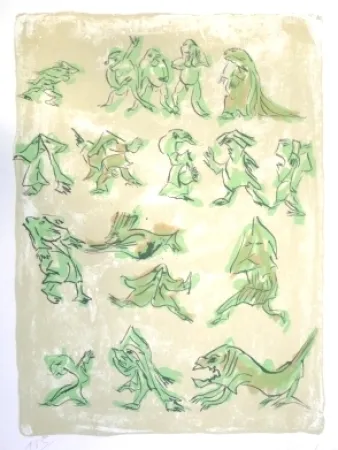 Lithografie Reinhoud - 17 pour