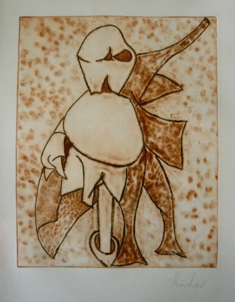 Ets En Aquatint Reinhoud - Composition