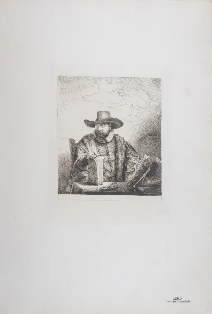 Heliogravure Rembrandt - Anslo