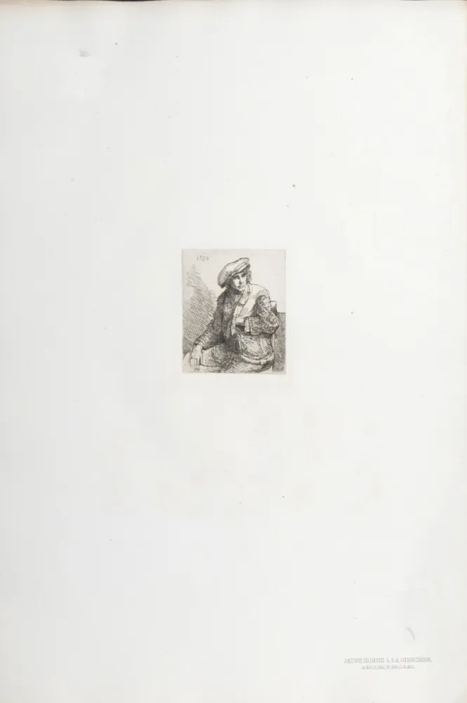 Heliogravure Rembrandt - Jeune Homme à la Gibecière